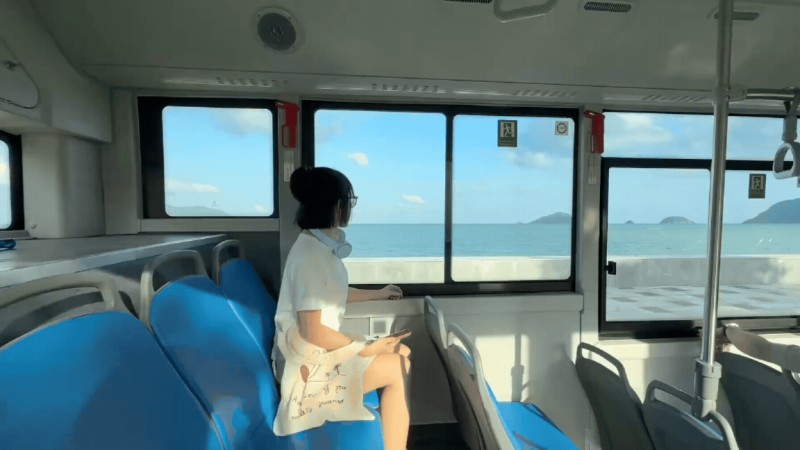 Tuyến xe buýt 'đẹp nhất' Côn Đảo