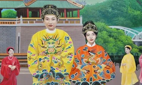 Bộ tranh 'Chào Việt Nam - Quê hương tôi' dài hơn 300m