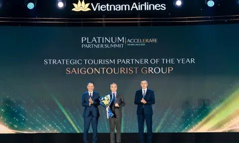 Saigontourist Group được vinh danh “Đối Tác Chiến Lược Du Lịch” của Vietnam Airlines