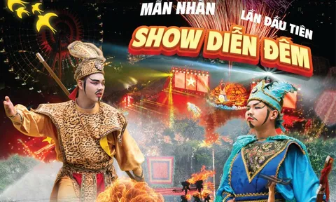 KDL Suối Tiên rực rỡ với show "Sơn Tinh – Thủy Tinh và 14 vị anh hùng dân tộc"