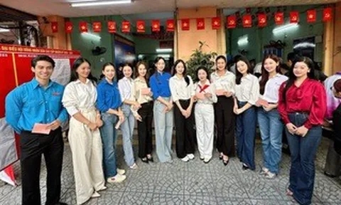 Hoa hậu Thanh Thủy, Bảo Ngọc, cùng nhiều nghệ sĩ đi bầu cử