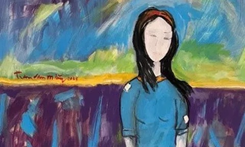 Họa sĩ Trần Văn Mãng giới thiệu "Vọng" tại TP HCM