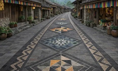 Tại sao tranh cãi Lô Lô Chải lát đá đường nội thôn?