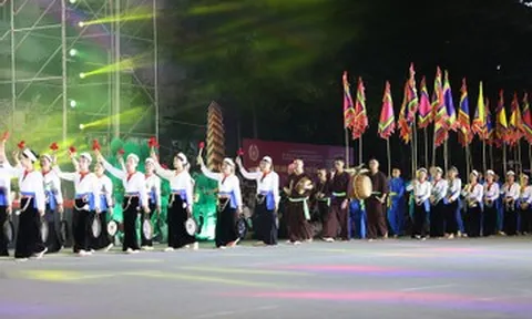 Hơn 1.500 nghệ nhân tái hiện không gian di sản trong lễ hội đường phố ở Phú Thọ