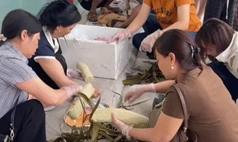 Gia đình 39 người ở Bắc Ninh đem bánh chưng, gà luộc, 20kg hoa quả đi du lịch