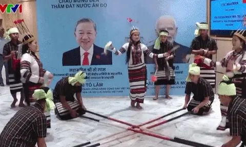 Điệu múa sạp của Ấn Độ chào đón Tổng Bí thư, Chủ tịch nước Tô Lâm