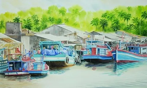 Họa sĩ 8X gây ấn tượng với 'Non nước thanh bình'