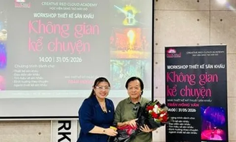 Họa sĩ Trần Hồng Vân truyền cảm hứng cho giới trẻ đến với nghề thiết kế sân khấu