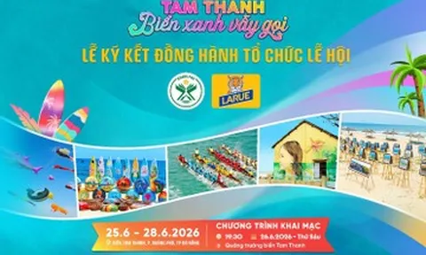 Bia Larue đồng hành cùng Lễ hội biển Tam Thanh 2026
