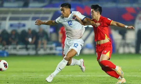 Tuyển Việt Nam - Philippines (hiệp 1) 1-0: Đình Bắc mở tỉ số