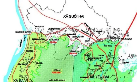 Dự kiến sáp nhập một phần diện tích 3 xã thuộc tỉnh Phú Thọ về Hà Nội