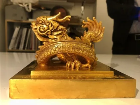 Ấn vàng "Hoàng đế chi bảo" không thể bị bán ra nước ngoài lần nữa