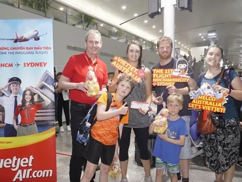 Vietjet khai trương đường bay thẳng Sydney
