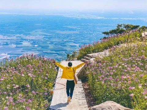 Du khách kéo lên núi Bà Đen trốn nóng