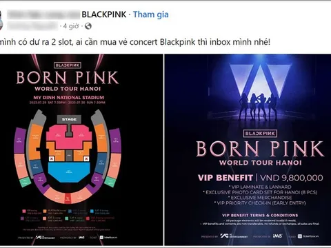 Rầm rộ rao bán, "săn" vé đêm nhạc Blackpink ở Hà Nội