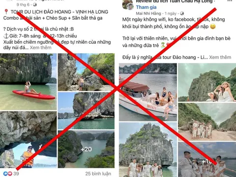 Xuất hiện tour du lịch tự phát tới các "đảo hoang" trên Vịnh Hạ Long