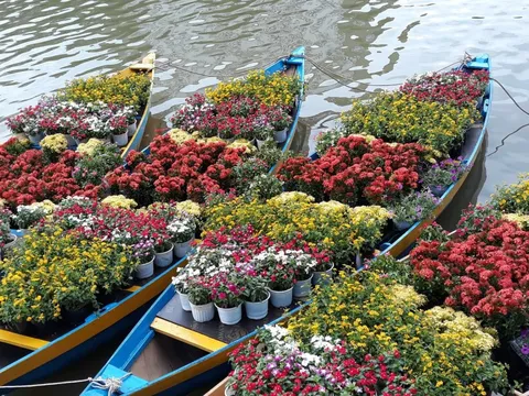 Rộn rã khai mạc không gian “Trên bến dưới thuyền”