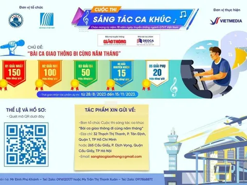150 triệu đồng cho giải nhất sáng tác "Bài ca giao thông đi cùng năm tháng"