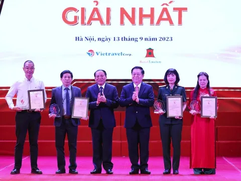 Gần 100 tác phẩm được trao giải báo chí "Vì sự nghiệp phát triển Văn hoá Thể thao và Du lịch"