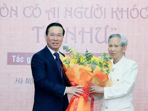 Chủ tịch nước dự lễ giới thiệu tác phẩm của nhà văn Võ Bá Cường