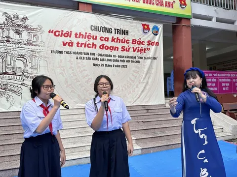 "Tình Ca Bắc Sơn" đưa âm nhạc dân ca đến học đường