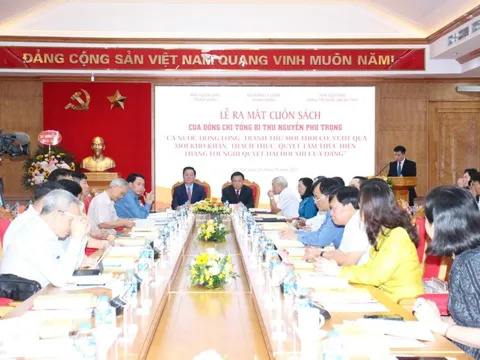 Ra mắt sách mới của Tổng Bí thư Nguyễn Phú Trọng