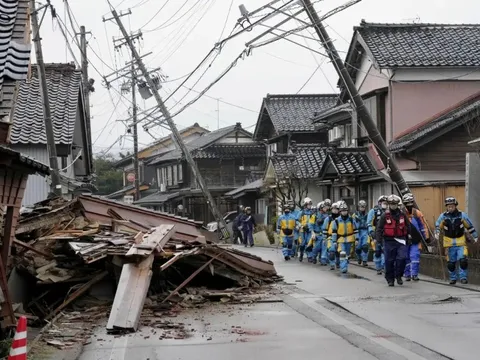 Wajima vừa gượng dậy thì trận động đất đầu năm ập tới