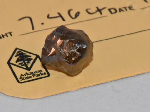 Nhặt được viên kim cương nâu lớn hiếm thấy trong công viên