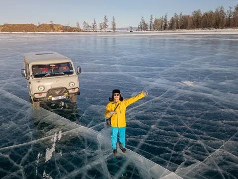 Tôi đặt chân trên mặt hồ 2 triệu năm tuổi ở Mông Cổ