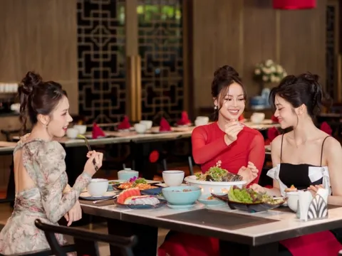 Dàn người đẹp thưởng thức ẩm thực Phương Đông ở Quy Nhơn