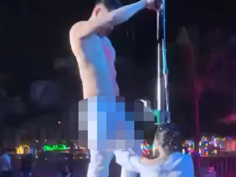 Xử lý vụ vũ công nam biểu diễn phản cảm tại bãi biển Hạ Long