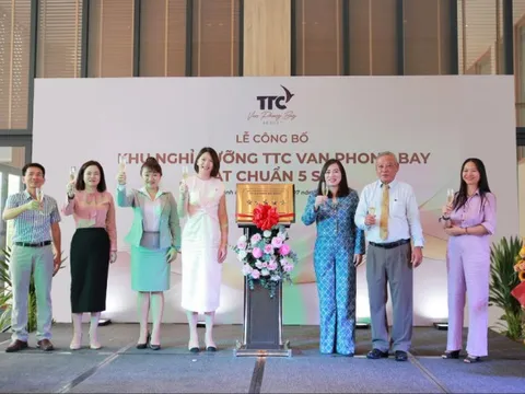 TTC Van Phong Bay Resort được công nhận chuẩn 5 sao