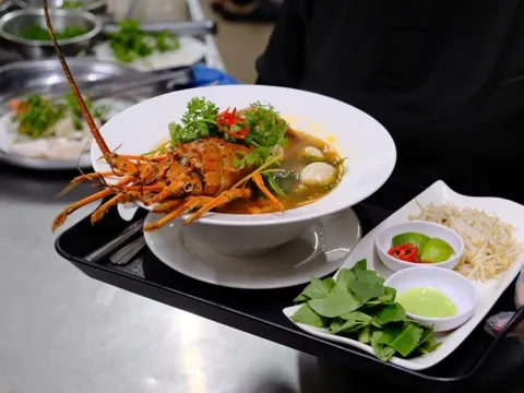 Phở tôm hùm 600.000 đồng ở TP HCM