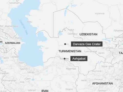 'Cổng địa ngục' luôn rực lửa hút khách ở Turkmenistan