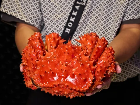 Món ngon làm từ 'cua hoàng hậu' Hanasaki