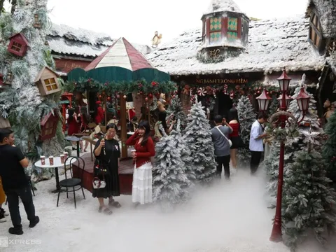 'Mùa đông châu Âu' trong quán cà phê ở Đồng Nai