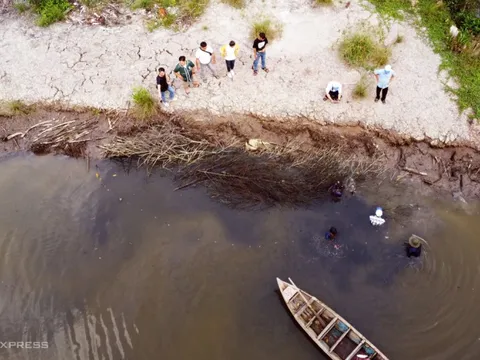 Dỡ chà bắt cá ở Đất Mũi