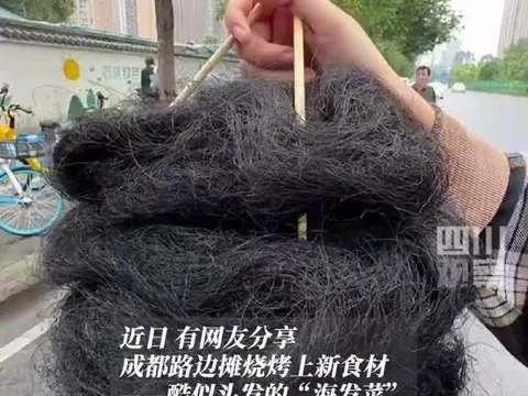 'Tóc' chiên - món đường phố mới nổi tại Trung Quốc