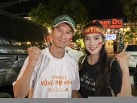 Tuần qua Lý Hải cổ vũ Việt Nam ở Bình Thuận, Hương Giang ngắm tuyết
