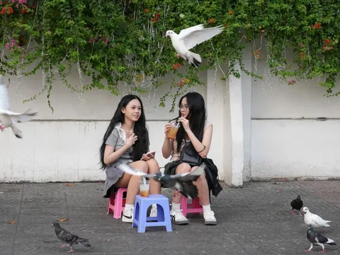 Giới trẻ TP.HCM xuống phố tận hưởng không khí yên bình sáng mùng 1 Tết