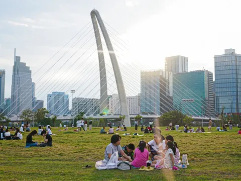 Săn 'view triệu đô' tại công viên mới nhất bên sông Sài Gòn