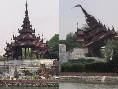 Cảnh đổ nát không thể nhận ra tại nhiều điểm du lịch Myanmar