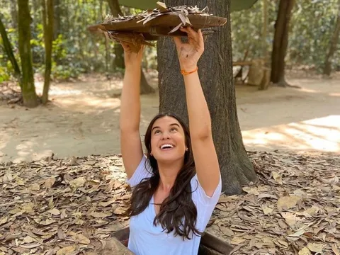 Khách đến địa đạo Củ Chi tăng mạnh dịp 30/4