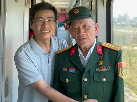 Hành khách kể chuyện gặp cựu binh Trần Văn Thanh trên tàu Thống Nhất
