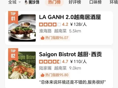 Nhà hàng phở gây tranh cãi ở Thượng Hải được chấm quán Việt ngon nhất