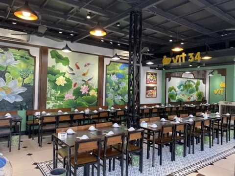 Nhà hàng Vịt 34 với menu 50 món ăn từ vịt