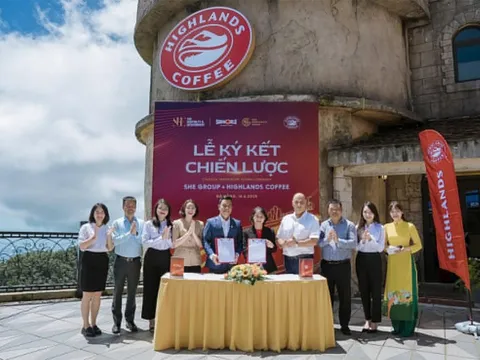 SHE Group và Highlands bắt tay, ra mắt 6 cửa hàng café trong năm 2025