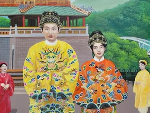 Bộ tranh 'Chào Việt Nam - Quê hương tôi' dài hơn 300m