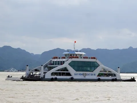 Cảnh lạ ở bến phà ra Cát Bà du lịch dịp 2/9