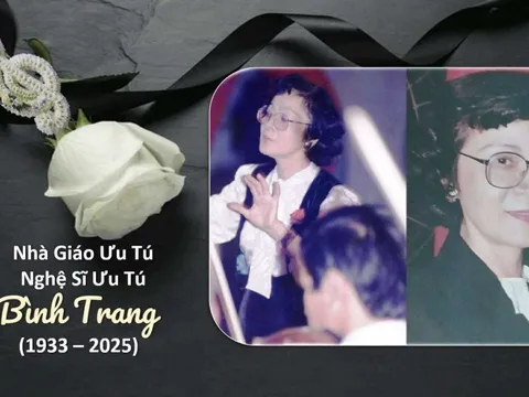 Vĩnh biệt Nhà giáo ưu tú, Nghệ sĩ ưu tú Bình Trang - nữ nhạc trưởng đầu tiên của Việt Nam